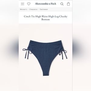 Abercrombie and Fitch Cheeky High waisted Bottoms
